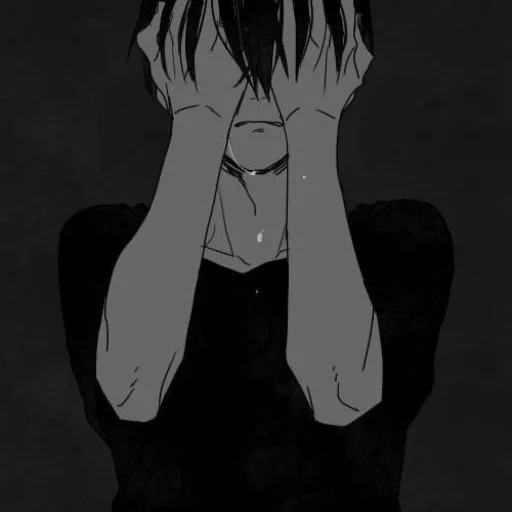 грустные аниме, аниме депрессивные, грустные аниме арты, аниме грусть депрессия, аниме арты депрессивные
