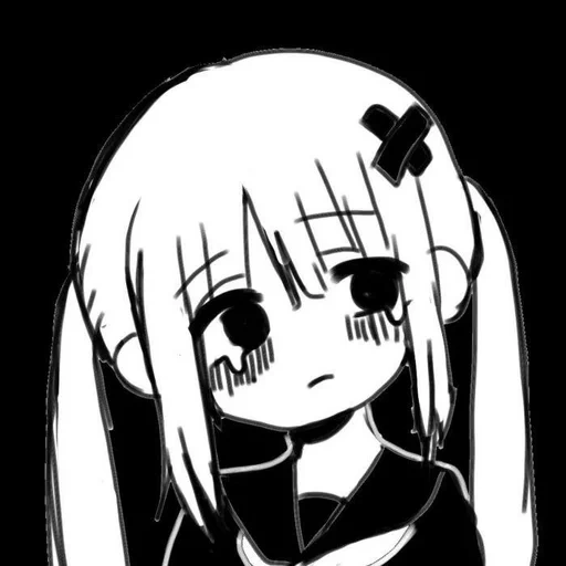 аниме рисунки, грустные аниме, аниме персонажи, аниме рисунки девушек, gothic anime pfp грустные