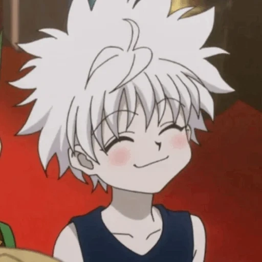 killua, киллуа, киллуа смеется, киллуа скриншоты, охотник х охотник 3