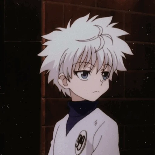 killoi white, zoldik killoi, killua per adulti, adulto killoi zoldik, personaggi di hunter x hunter