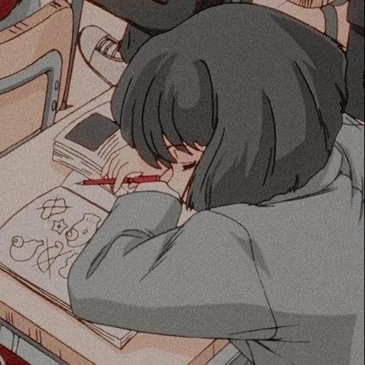 anime, image, carré d'anime, esthétique anime, old anime aesthetics