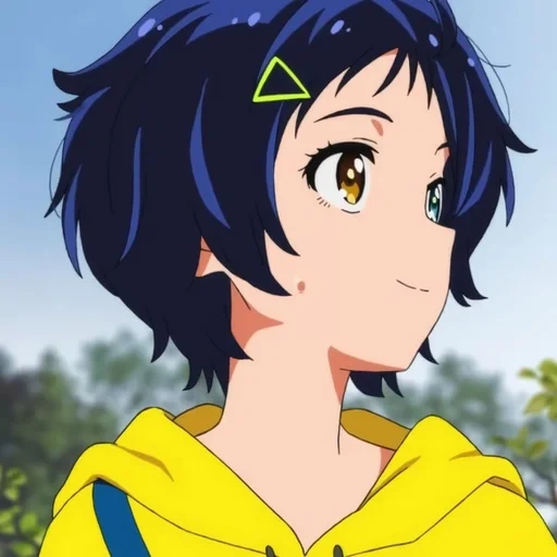 anime, animação, wonder egg, menina anime, personagem de anime