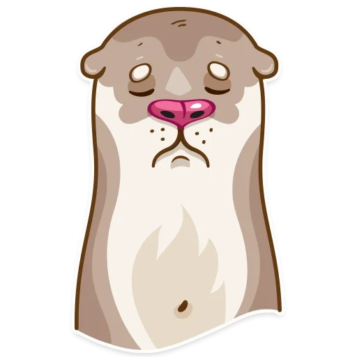 otter, john the otter, animated otter