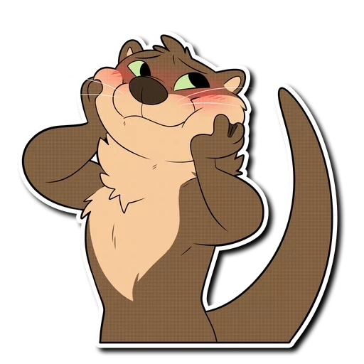 otter, stickers otter, what does it mean oh oture