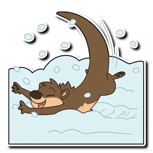 otter, veter vector, otter drawing, cute animals, otter is an animal