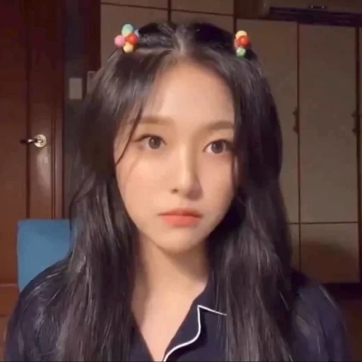 menina, asiático, jovem, hyunjin loona, kim hyunzhin loona sem maquiagem