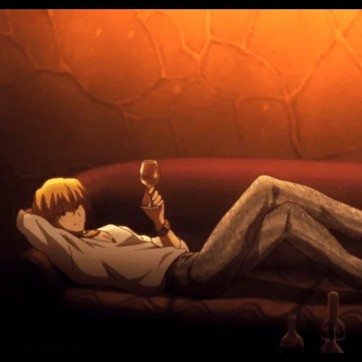 gilgamesh, fate/zero, gilgamesh faith zero, fate begins and gilgamesh dies, gilgamesh fate zero screenshot