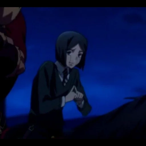 anime, triste animación, personajes de animación, destiny zero rider weaver, captura de pantalla de pana vickers