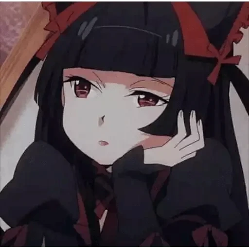 rice field, rory mercury, anime girl, good-looking animation, cartoon characters