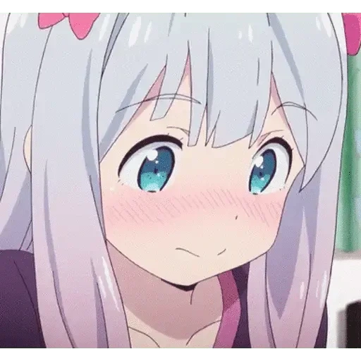 sagiri, lovely cartoon, eromanga teacher animation, elomanga teacher moment