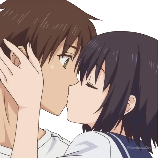 figura, animação bonita, beijo de anime cítrico, professor de beijo de anime domicano