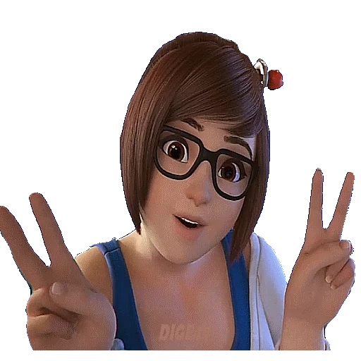 mei, overwatch, may haval watch co, mei's overwatch robot, may overwatch gif