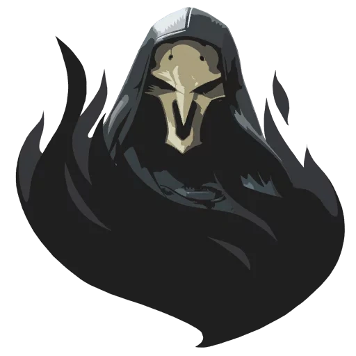 reaper, pemerasan besar-besaran, the watcher reaper, overwatch reaper, reaper overwatch doodle