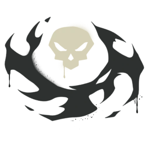 reaper overth, insignia de sobrecarga, overwatch reaper, reaper abrumador ícono, reaper overwatch graffiti