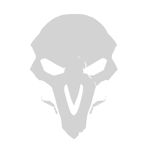 lencana tengkorak, reaper overwatch, reaper overwatch logo, ikon pemantau reaper, topeng penjaga pelopor reaper