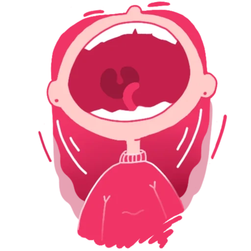 mouth, emmi, open mouth, with open mouth, the binding isaac stickers
