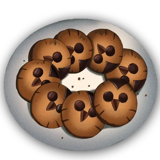 biscuits, cookies, biscuits cuits au four, biscuits végétariens, biscuits au chocolat