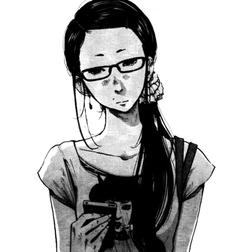 imagen, manga de anime, punpun aiko, chicas de anime, asano inio buenas noches punpun