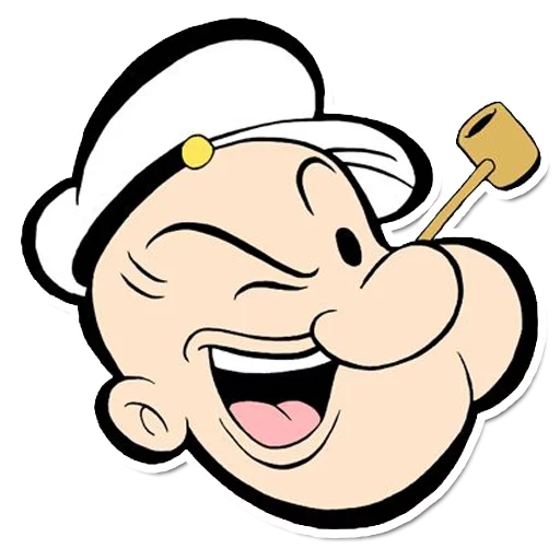 papaye, popeye le marin, avatar de popeye, face de papaye de marin, doigt marin papaye dessin animé 1933