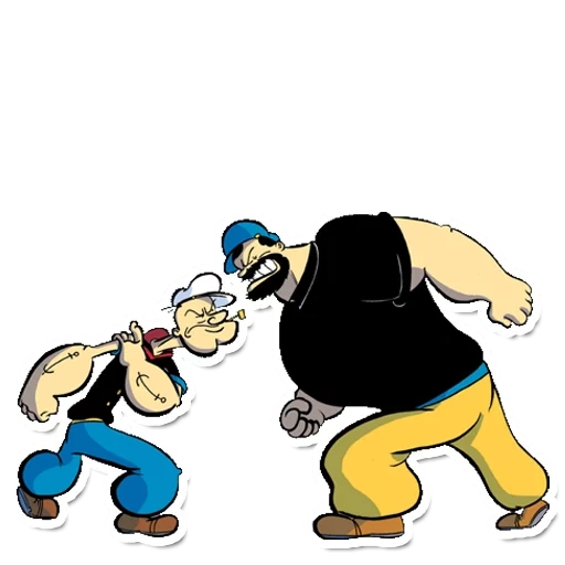 bluto, popeye, popeye bluto, wimpi e popeye, personagens cartoon papai fornoon