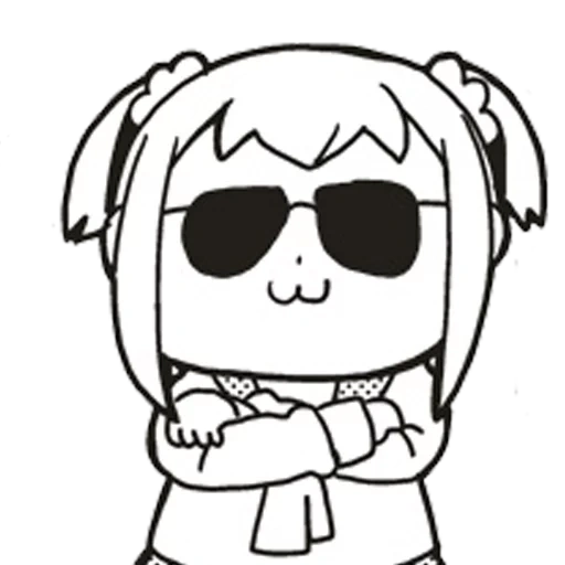 tim epic, popuko crying, pop team epic, pop team epic popuko