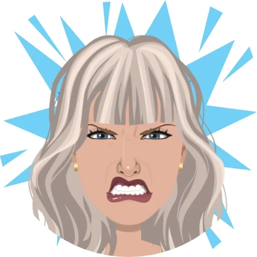 taylor swift, cartoon face, girl with cartoon face