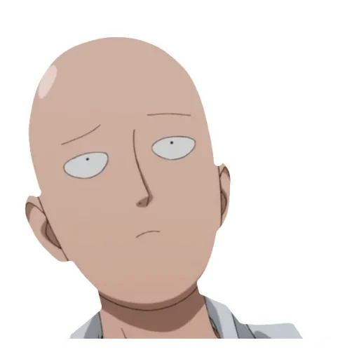 vanpanchman, calvo sitama, cabello de sitama, vanpanchman saitama, cara de piedra de saitama