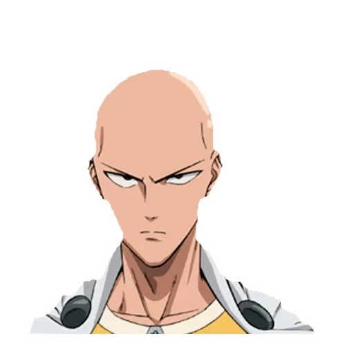 saitama, vanpanchman, saitama is stupid, bald anime characters, vanpanchman saitama full growth
