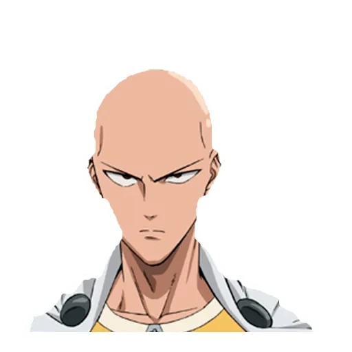 saitama, vanpanchman, saitama est stupide, personnages d'anime chauve, vanpanchman saitama pleine croissance