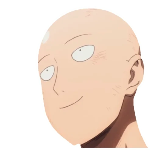 vanpanchman, vanpanchman saitama, bald anime characters, vanpanchman is a funny face, vanpanchman stone face