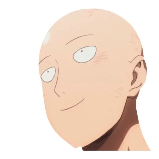 wanpanchimen, wang panqi gate saitama, personagem de anime careca, wan panchiman faz um sorriso, wang panqimen stone face