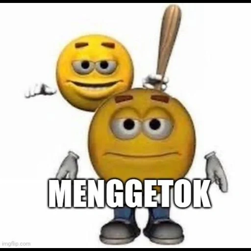 cara, meme lucu, smiley dengan kelelawar, meme smiley, mem emoji bat