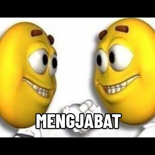 jantan, smiley, anak laki laki kuning, emotikon lucu, emoticon netral 3d