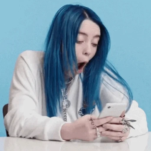 билли айлиш, billie eilish, билли айлиш lovely, billie eilish meme, billie eilish blue hair