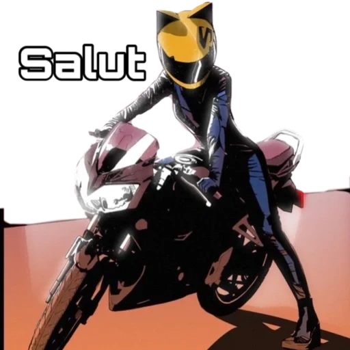 motorrad anime, mädchen moto, moto kunst für mädchen, anime durarar radfahrer, motorrad celti sturluson