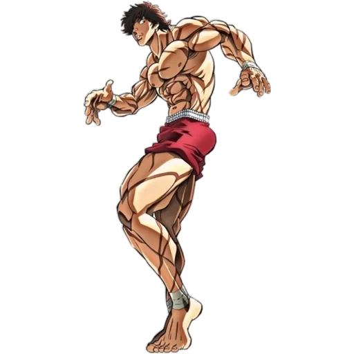 baki fighters, fighter baki anime, anime di hanma baki, guevara fighter baki, stagione 2 fighter bucky