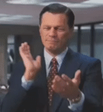 clap, joe plan, the wolf of wall street, leonardo dicaprio, dicaprio clapped his hands
