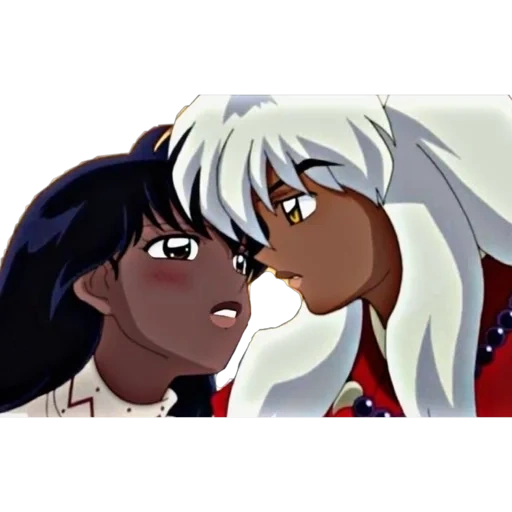 inuyasha, innius, inuyasha kagoma, anime inuyasha kagoma, anime inyuyash kagome kiss