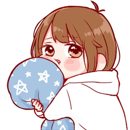 mignon, figure, anime minimaliste, ulaka ochako arts, tocos japanese kawaii love