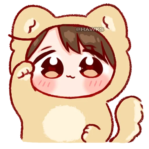 chibi est mignon, anime mignon, daimaru chen chibi