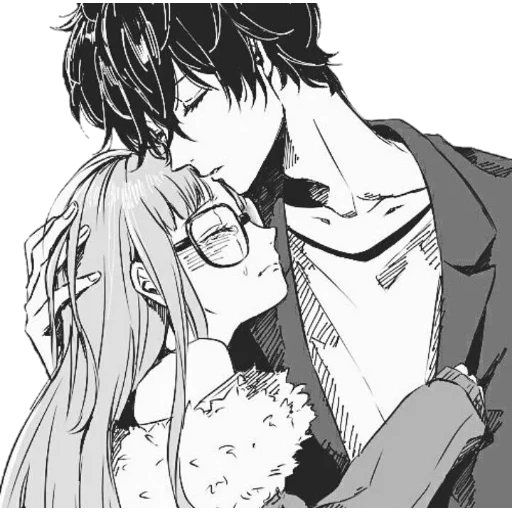 a pair of manga, manga of a couple, anime manga, anime pairs of manga, lovely anime couples