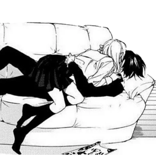 manga of a couple, anime manga, tian kun of the bed, drawings of anime steam, anime drawings of a couple