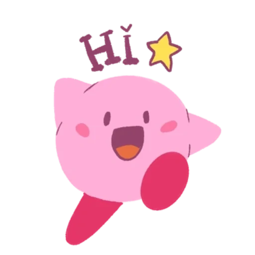 kirby, kirby wallpaper, kirby style, kirby inhaling, wholesome kirby image