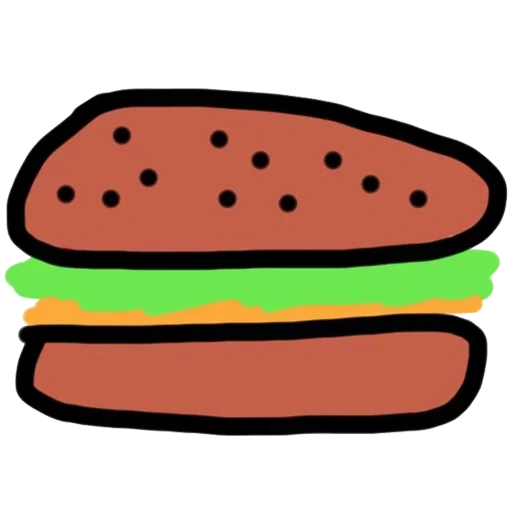 бургер, hamburger, гамбургеры, значок гамбургер, рисунок гамбургера