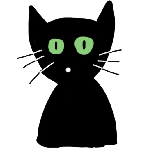 кот, cat, черный кот, чёрный котик, милый черный кот