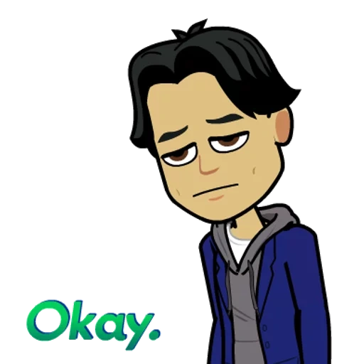 jimmy, canal, pessoas, animação, bitmoji cara