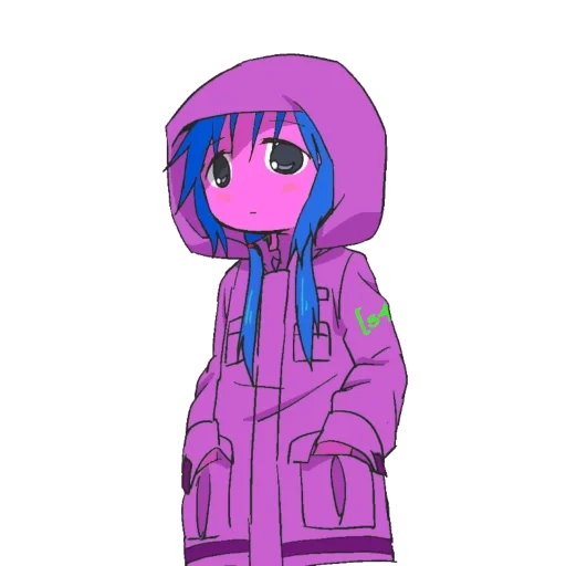 человек, милые аниме, фиолетовая тян, аниме фиолетовое, аниме тян фиолетовом стиле