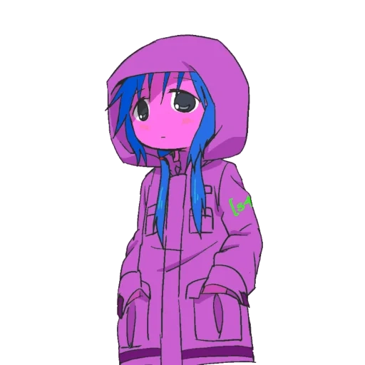 humano, linda anime, chan roxo, anime roxo, anime chan purple style