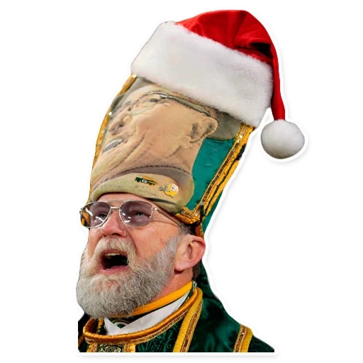 santa claus, männlich, the people, the king of fur, bischof von canterbury