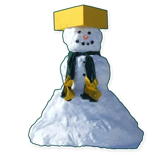 снеговик, игрушка снеговик, поделка снеговик, сделать снеговика, снеговик бумаги объемный